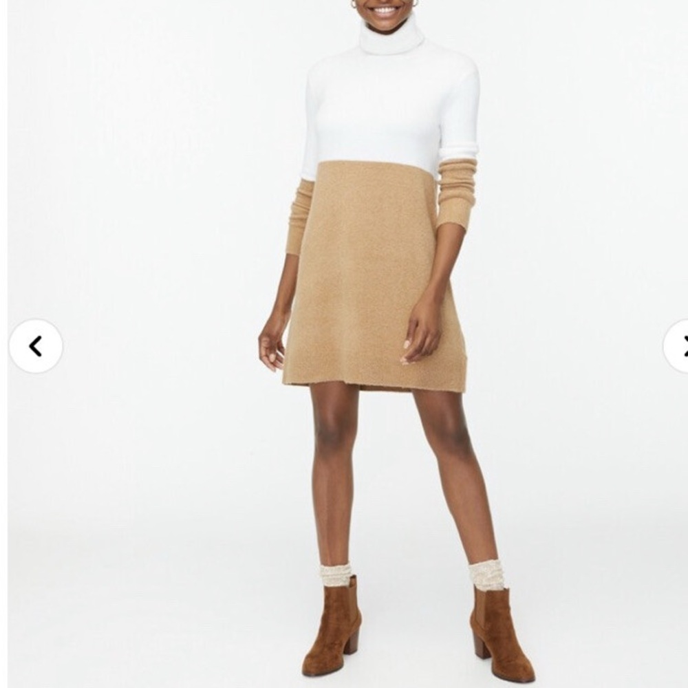 NWT J. Crew ColorBlock Sweater Dress